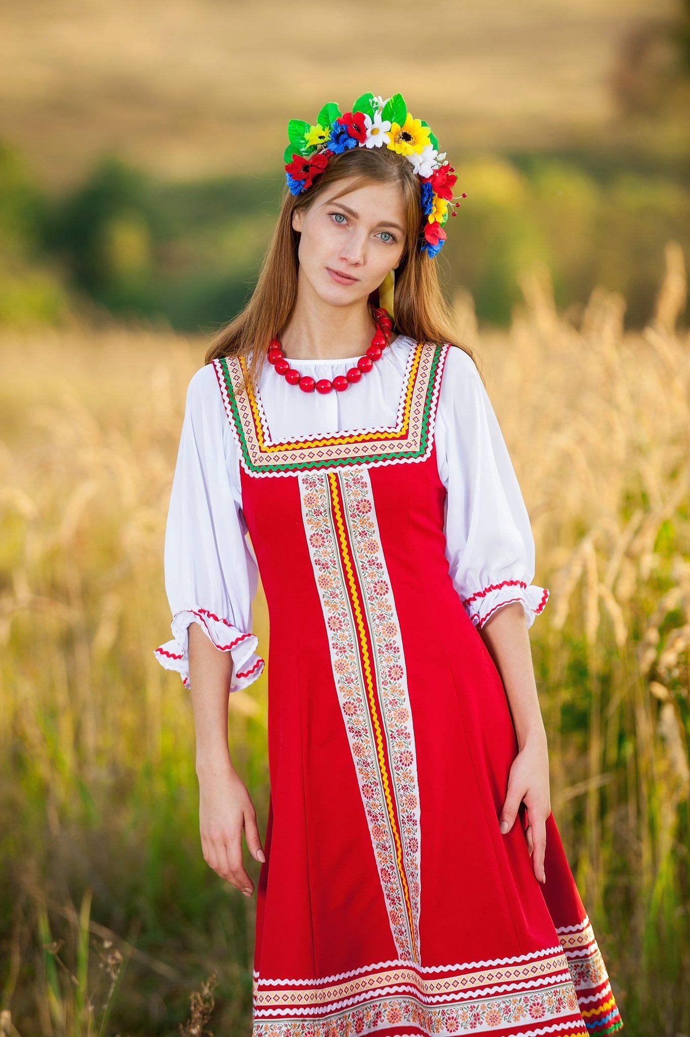 Women in Slavic costumes in Amsterdam — step in, relax, and chat live